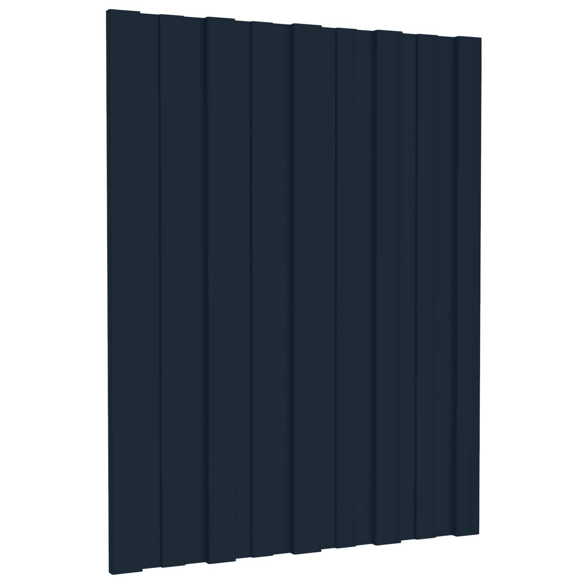 Takpanel 12 st Antracit 60 x 45 cm Galvaniserat stål