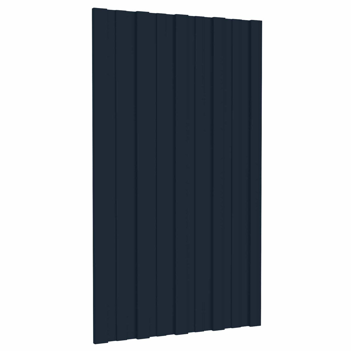 Takpanel 12 st Antracit 80 x 45 cm Galvaniserat stål