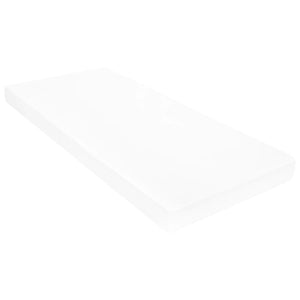 Dagbädd med madrass 90x200 cm vit massiv furu