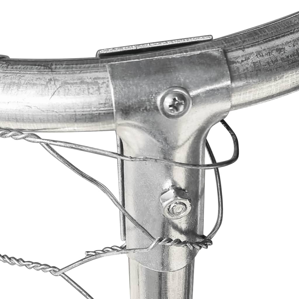 Hundgård med tak för utomhusbruk 600x200x150 cm