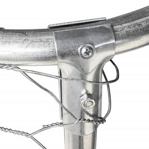 Hundgård för utomhusbruk med tak 300x300x150 cm