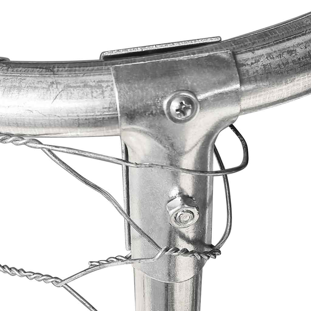 Hundgård för utomhusbruk med tak 600x300x150 cm