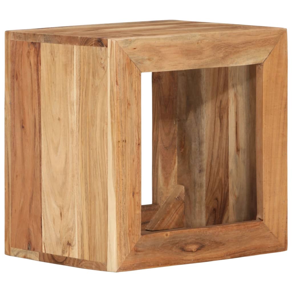 Pall 40x30x40 cm massivt akaciaträ