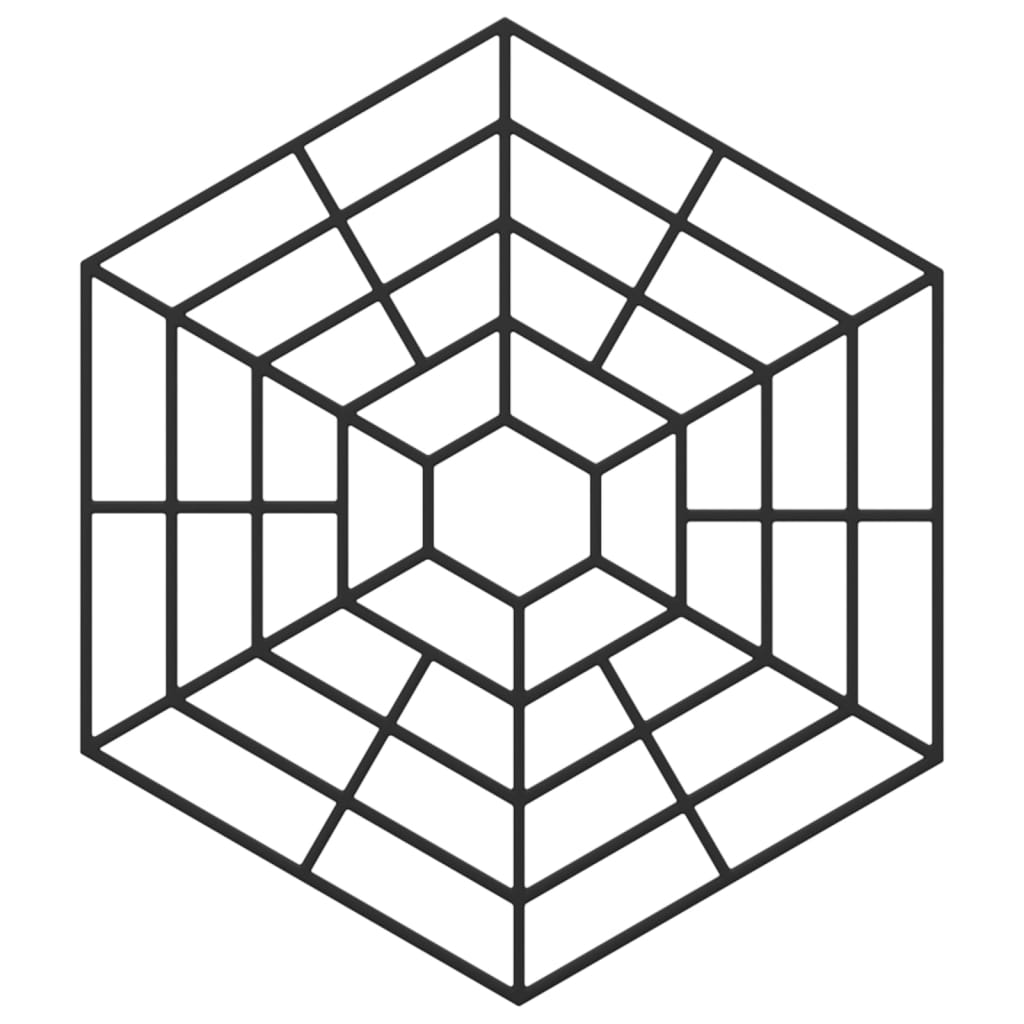 Dammstängsel 40 st svart polypropen