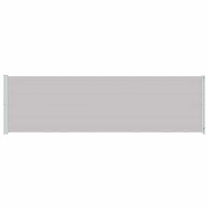 Infällbar sidomarkis 180x600 cm grå