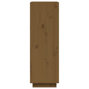 Bokhylla/Rumsavdelare honungsbrun 60x35x103 cm massiv furu