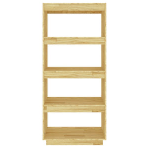 Bokhylla/rumsavdelare 60x35x135 cm massiv furu