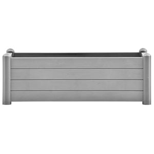 Upphöjd odlingslåda PP stengrå 100x43x35 cm