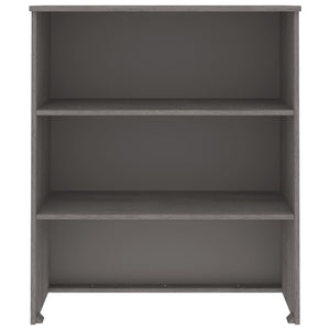 Överdel till högskåp HAMAR ljusgrå 85x35x100 cm massiv furu