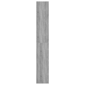 Bokhylla/Rumsavdelare grå sonoma-ek 60x30x198 cm