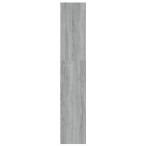 Bokhylla/Rumsavdelare grå sonoma 100x30x166 cm