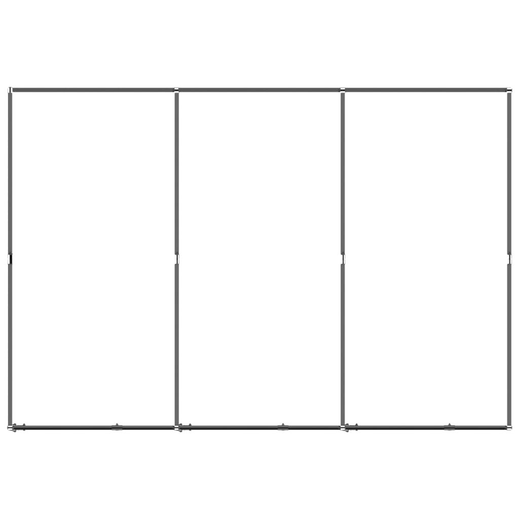 Hundgård för utomhusbruk stål 5,53 m²