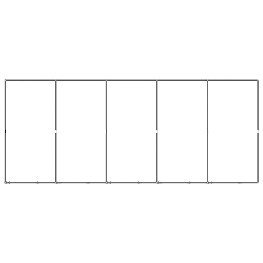 Hundgård för utomhusbruk stål 9,22 m²