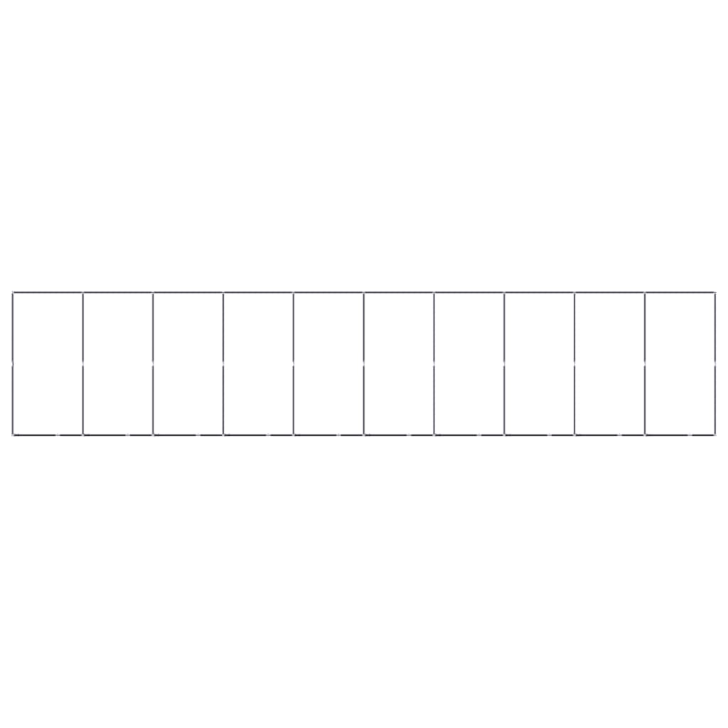 Hundgård för utomhusbruk stål 18,43 m²