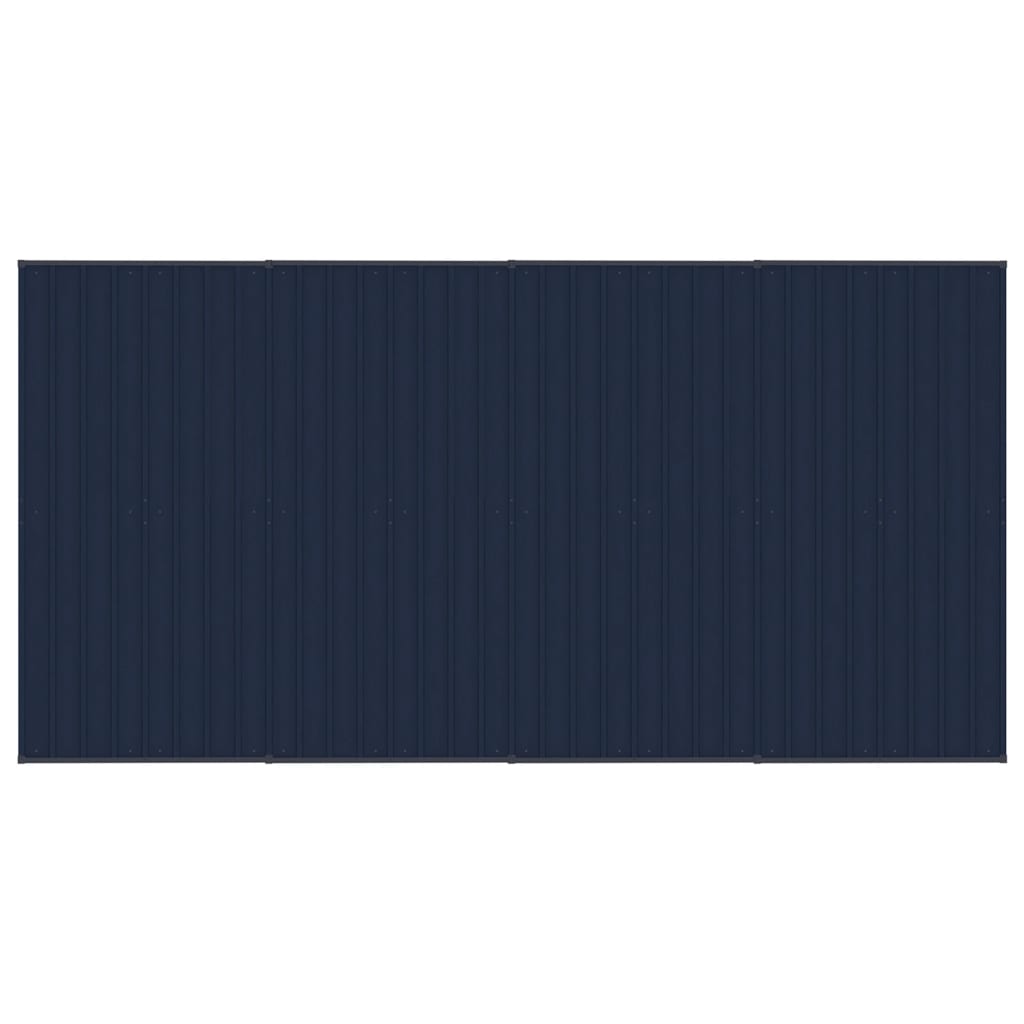 Hundgård för utomhusbruk ståltak 7,37 m²