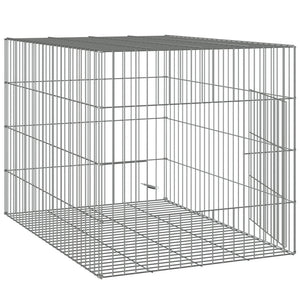 Kaninhage 78x54x54 cm galvaniserat järn