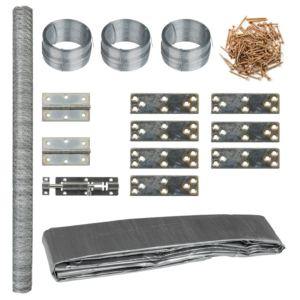 Hönshus 268x100x190 cm metall