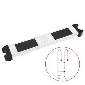 Trappsteg för poolstege 50x9x3,5 cm 304 rostfritt stål