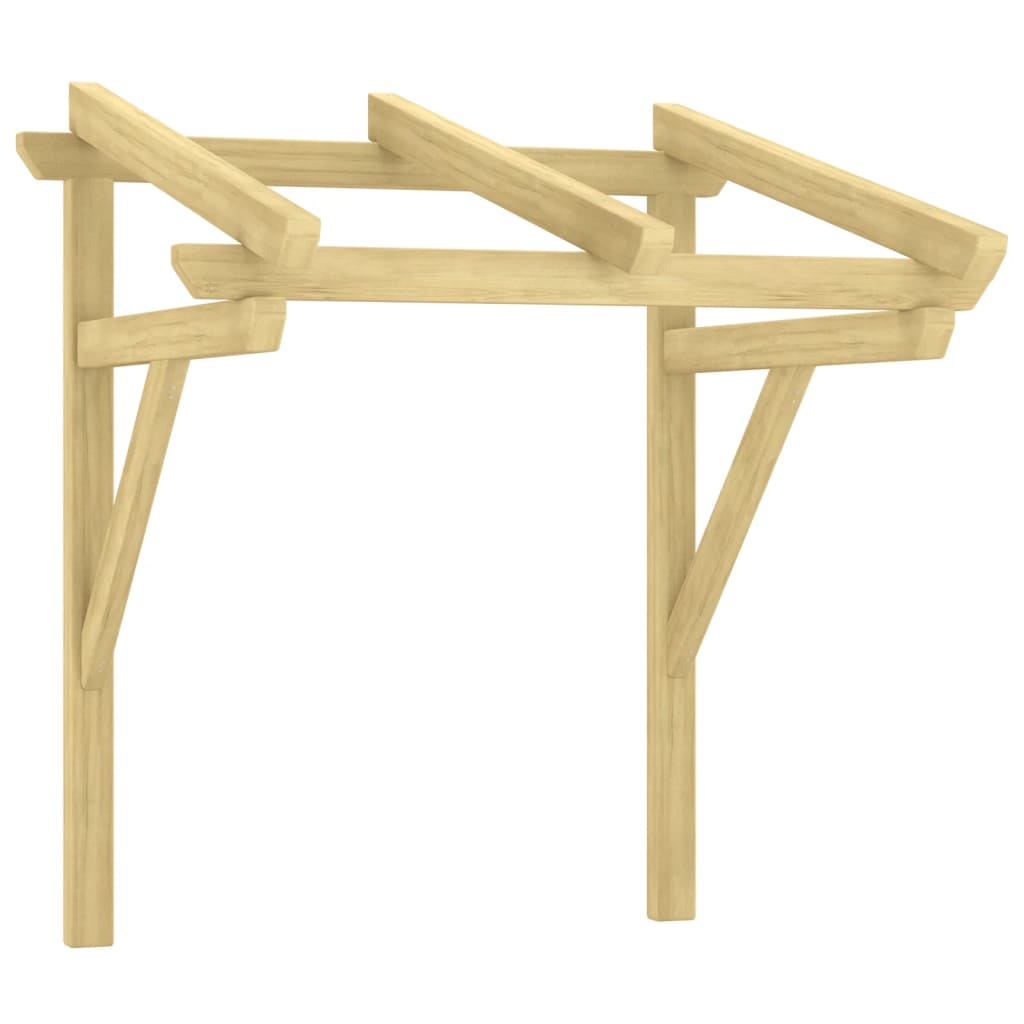 Entrétak 100x100x80 cm impregnerad massiv furu