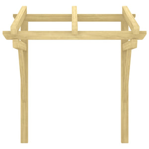 Entrétak 100x100x80 cm impregnerad massiv furu