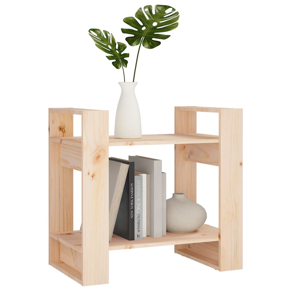 Bokhylla/rumsavdelare 60x35x57 cm massiv furu