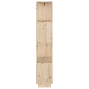 Bokhylla/rumsavdelare 51x25x132 cm massiv furu