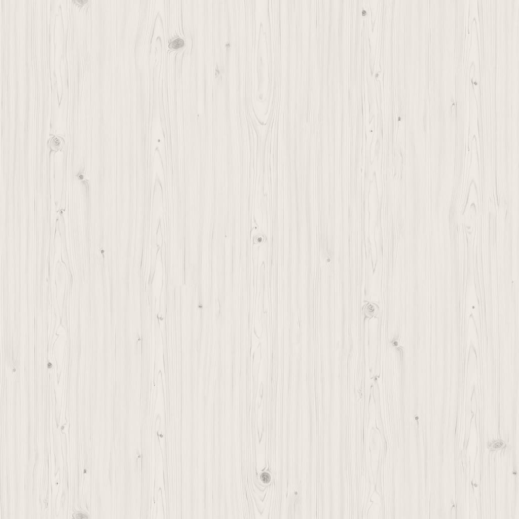 Bokhylla/Rumsavdelare vit 80x25x132 cm massiv furu