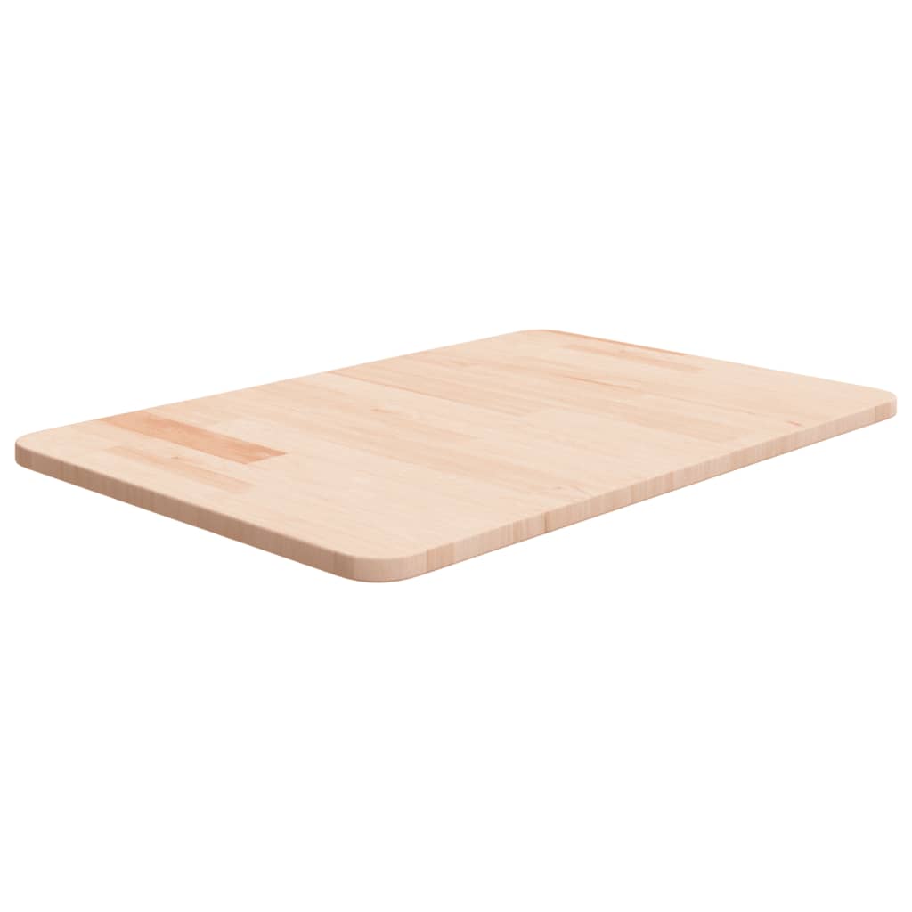 Bänkskiva för badrum 60x40x1,5 cm obehandlat massivt trä