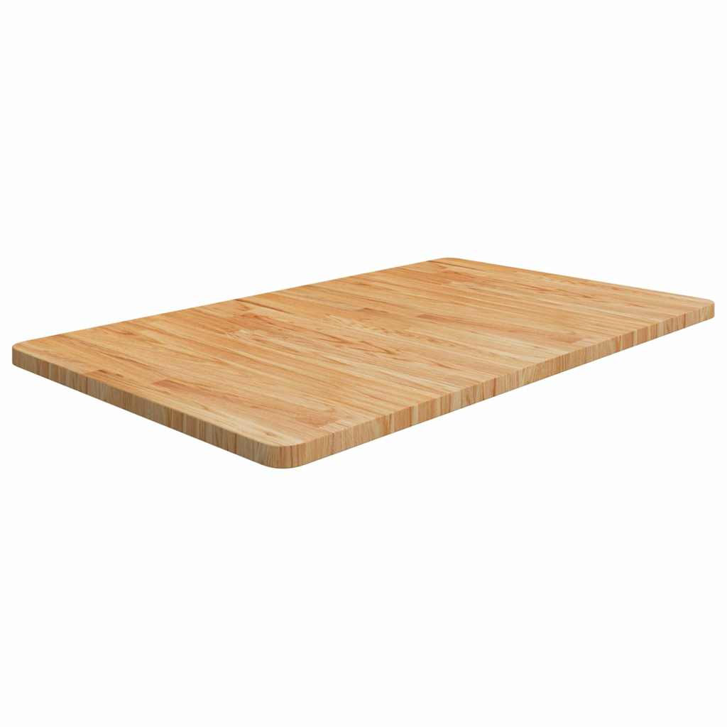 Bänkskiva badrum ljusbrun 100x60x2,5cm behandlat massivt trä