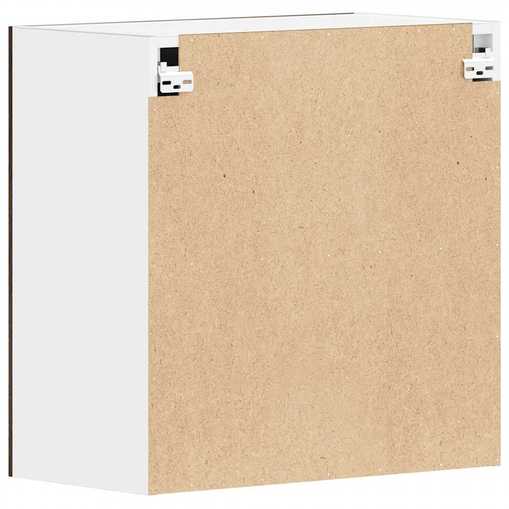 Väggskåp “Lyon” rökfärgad ek 60x31x60 cm konstruerat trä