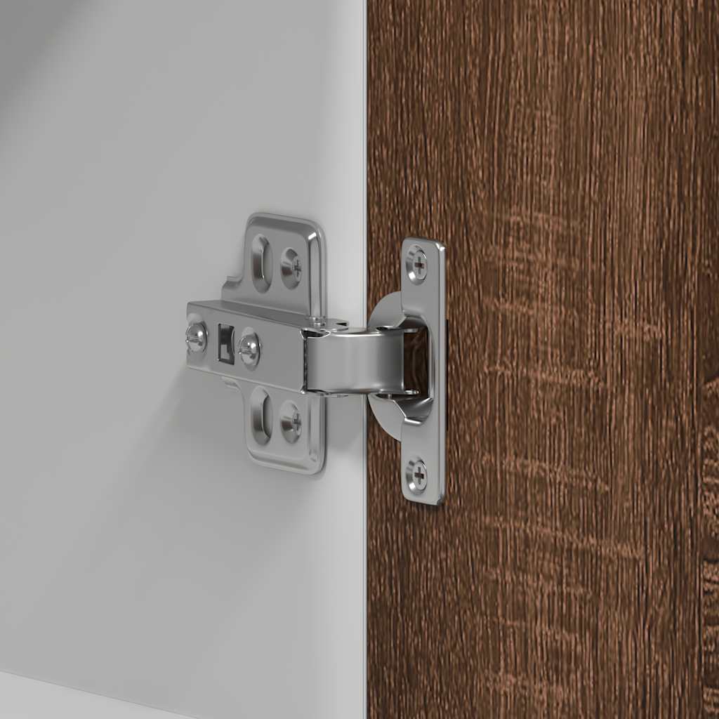 Väggskåp “Lyon” brun ek 60x31x60 cm konstruerat trä