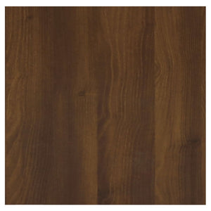 Väggmonterad tv-bänk brun ek 30,5x30x30 cm