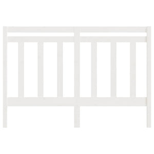 Sänggavel vit 141x4x100 cm massiv furu