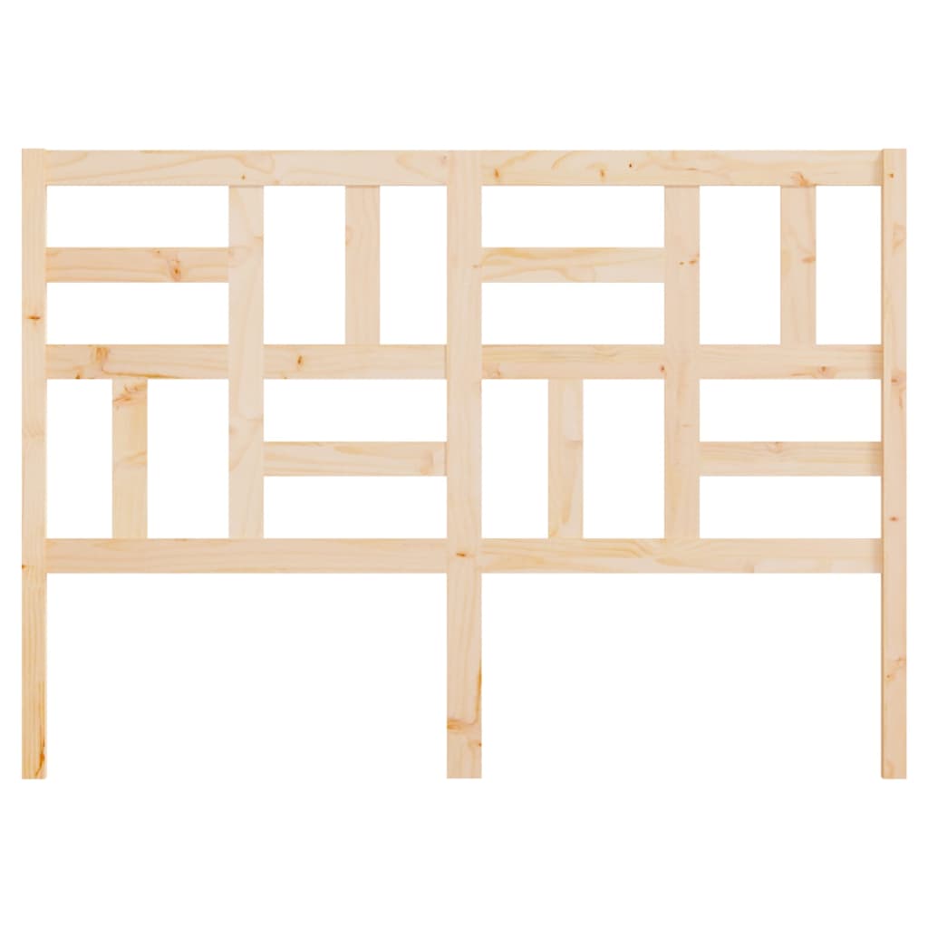 Sänggavel 126x4x104 cm massiv furu