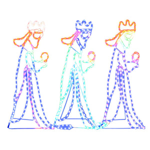 Kungliga figurer ljusslinga med 504 LEDs 99,5x45,5 cm