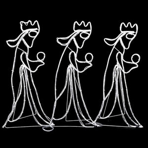 Kungliga figurer ljusslinga med 504 LEDs 99,5x45,5 cm