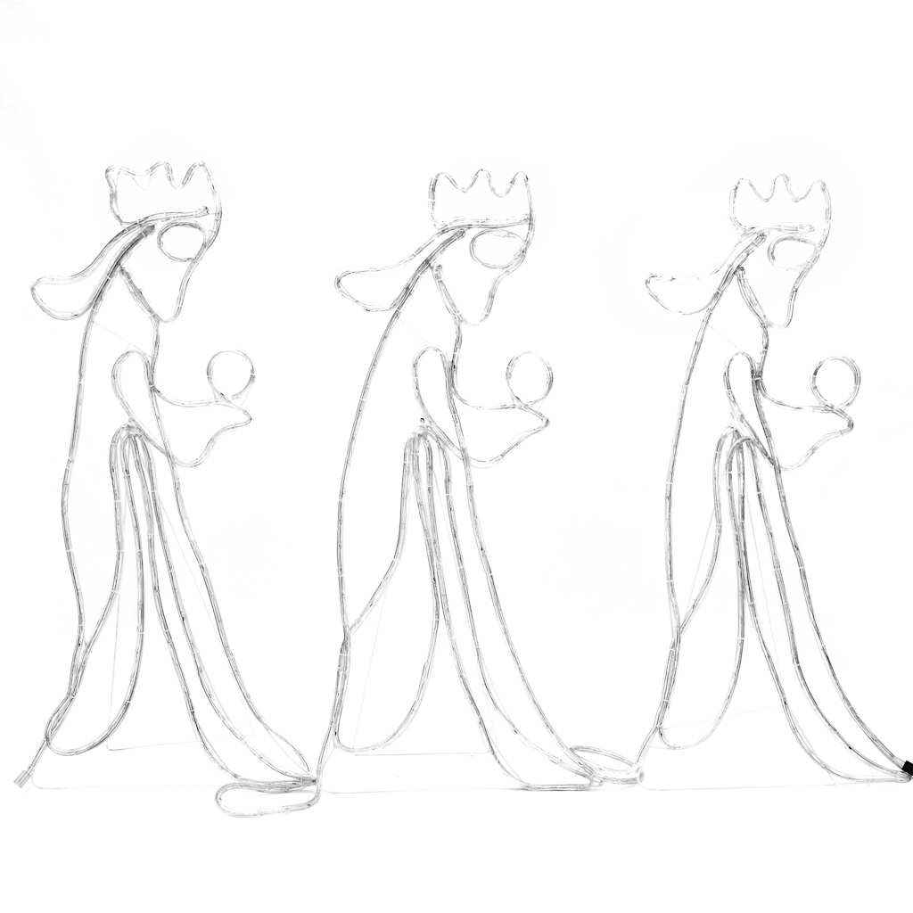 Kungliga figurer ljusslinga med 504 LEDs 99,5x45,5 cm