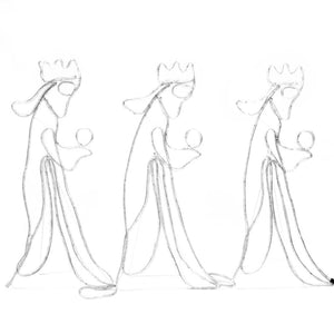 Kungliga figurer ljusslinga med 504 LEDs 99,5x45,5 cm