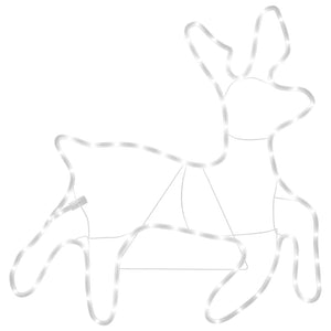 Renfigur ljusslinga med 72 LED varmvit 57x55x4,5 cm