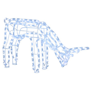 Renfigur ljusslinga kallvit 73x31x45 cm