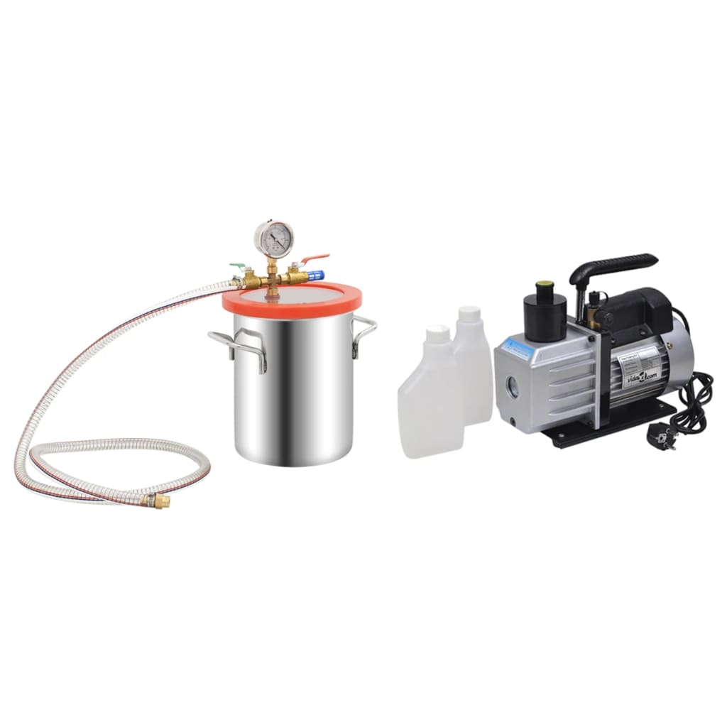 Vakuumkammare med 2-stegs pump 5,5 L