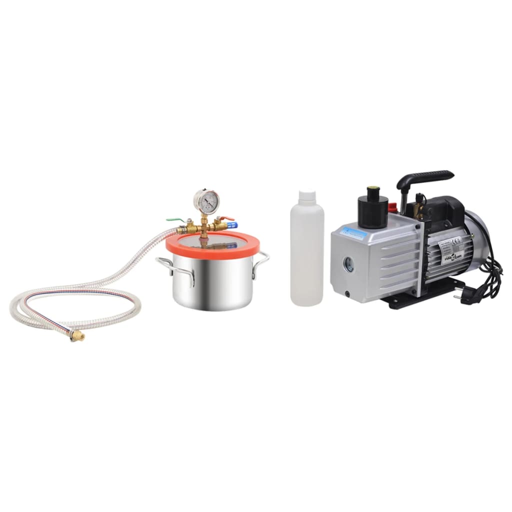 Vakuumkammare med 2-stegs pump 3,7 L