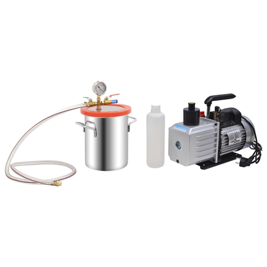 Vakuumkammare med 2-stegs pump 5,5 L