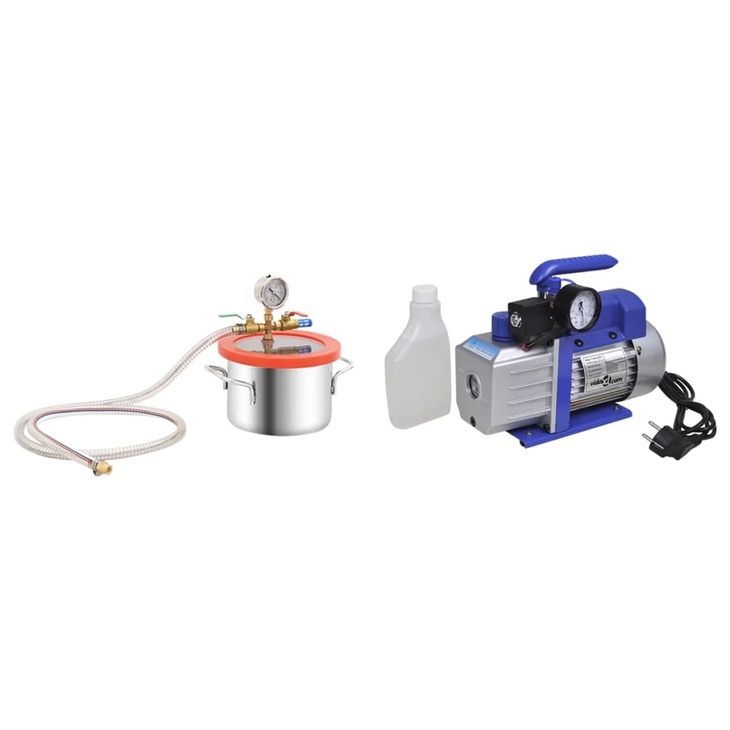 Vakuumkammare med 1-stegs pump 3,7 L