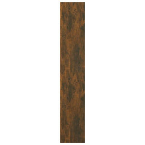 Bokhylla rökfärgad ek 36x30x171 cm konstruerat trä