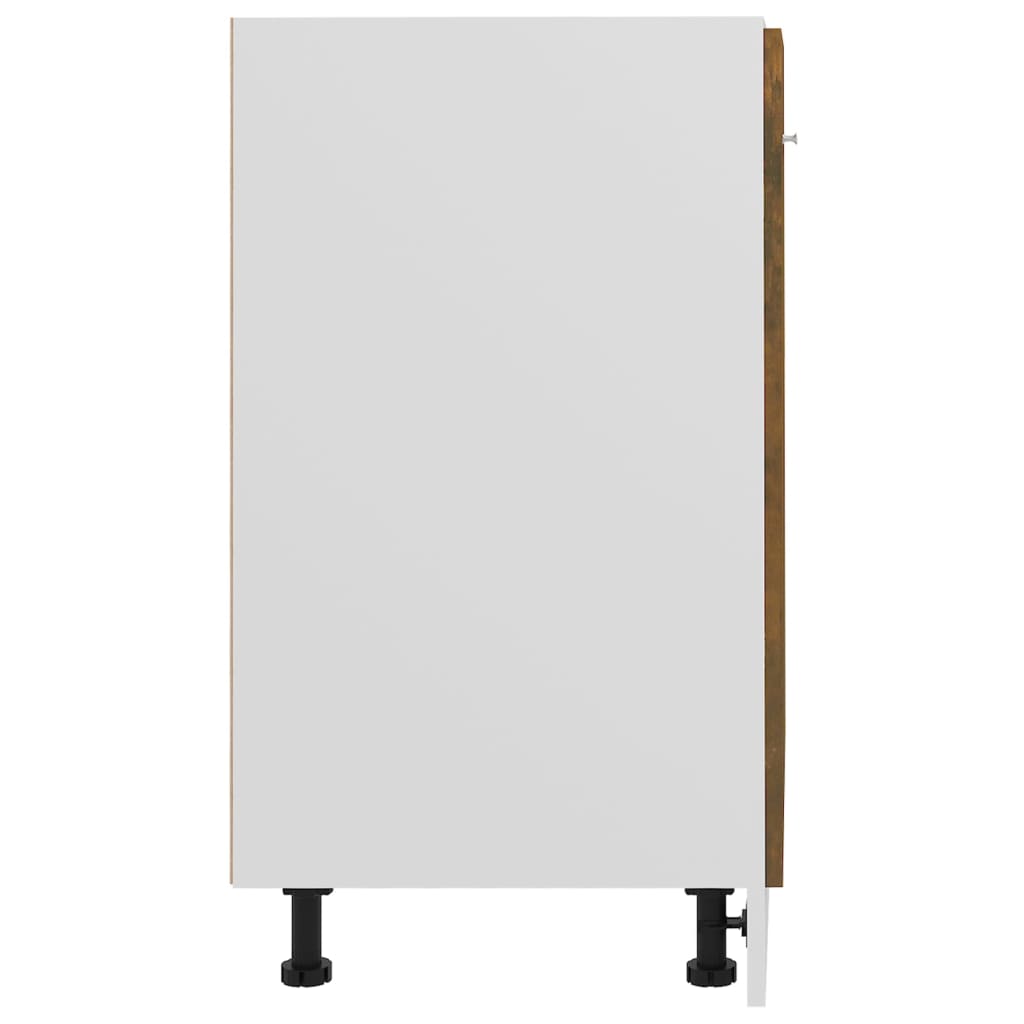 Underskåp “Lyon” rökfärgad ek 60x46x81,5 cm konstruerat trä