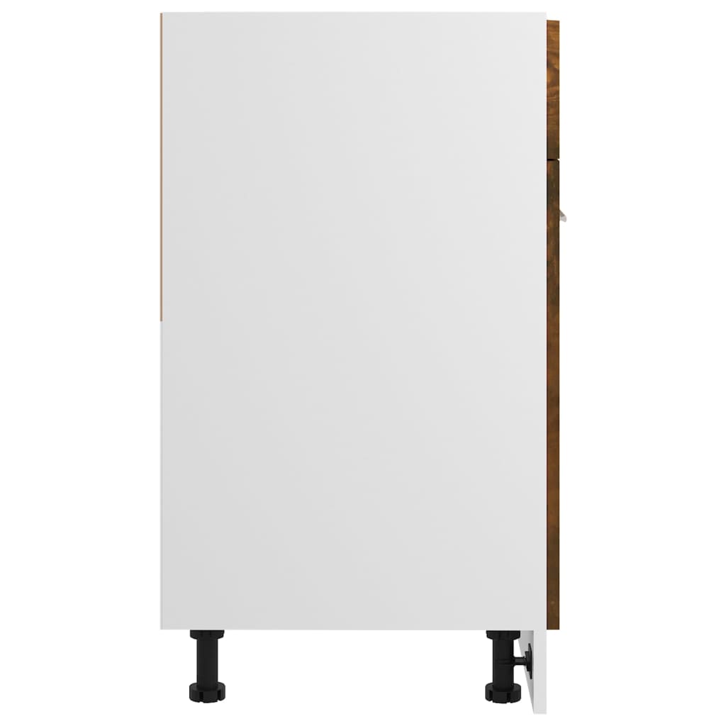 Underskåp med låda “Lyon” rökfärgad ek 60x46x81,5 cm