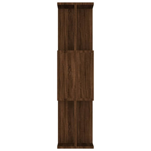 Bokhylla/Rumsavdelare Brun ek 80x24x96 cm konstruerat trä