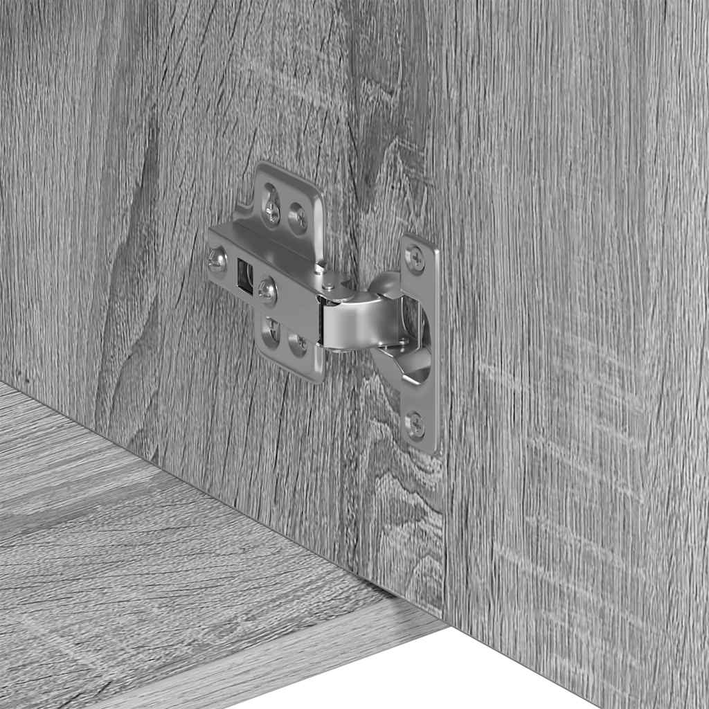 Skänk grå sonoma 88x30x70 cm konstruerat trä