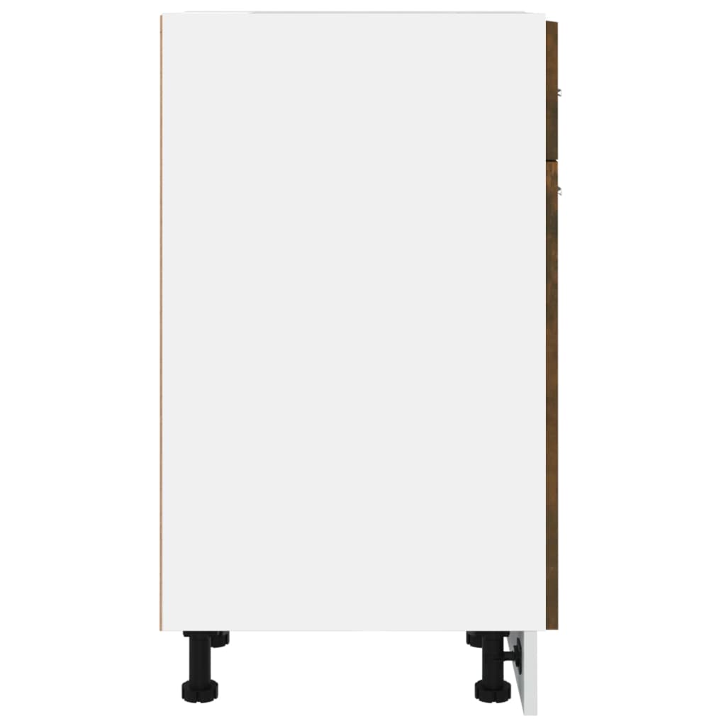 Underskåp med låda “Lyon” rökfärgad ek 30x46x81,5 cm